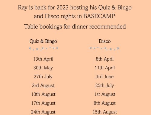 Quiz & Bingo and Disco Nights
